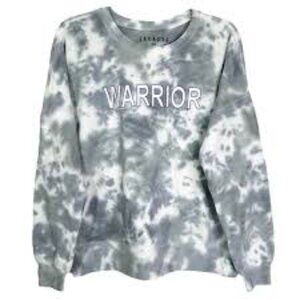 LACAUSA Anthropologie Warrior Tie Dye Crewneck Sweatshirt Small NWT